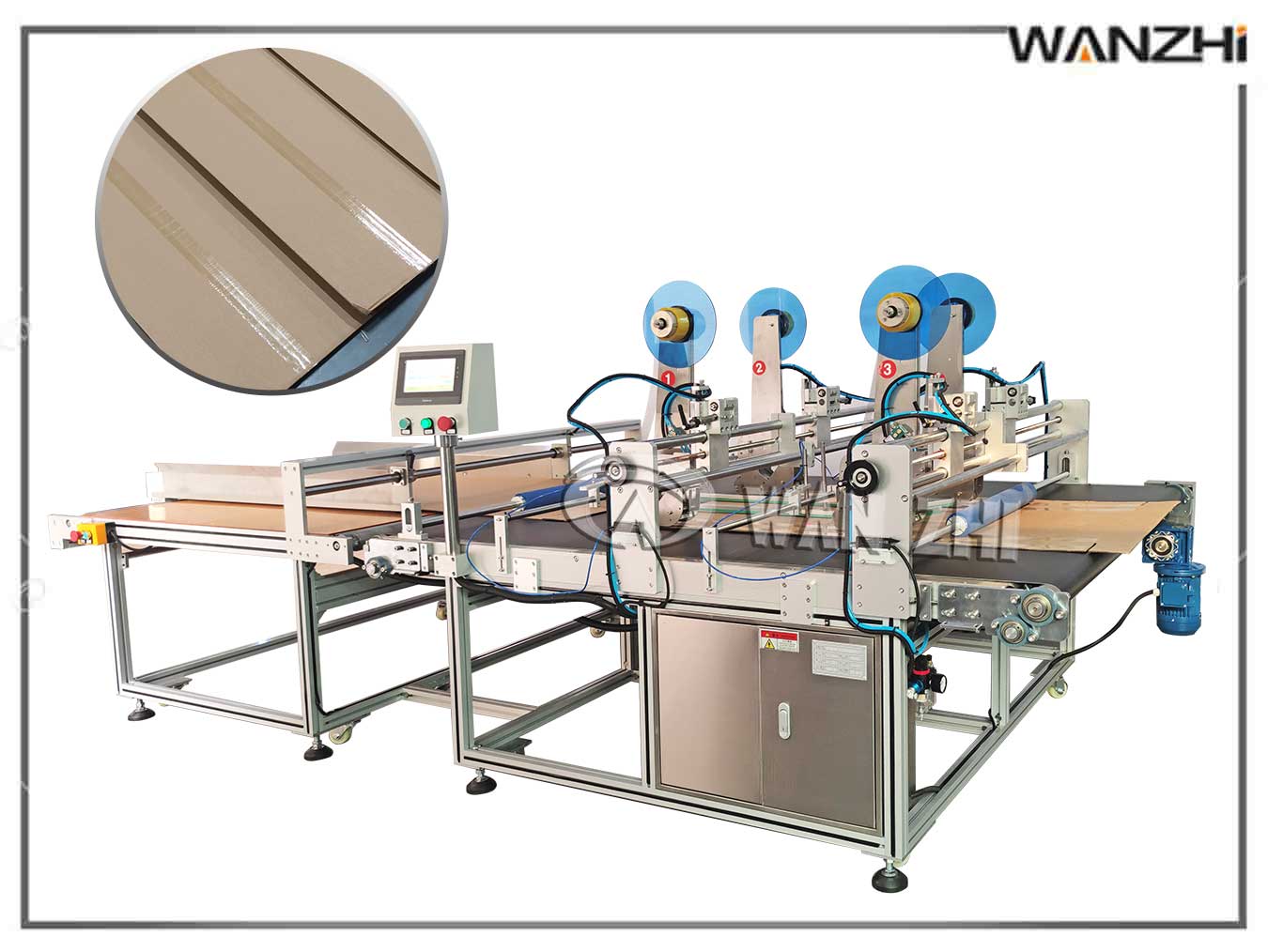 自動貼（tiē）膠帶機,紙箱貼透明膠（jiāo）帶機,貼膠帶設備