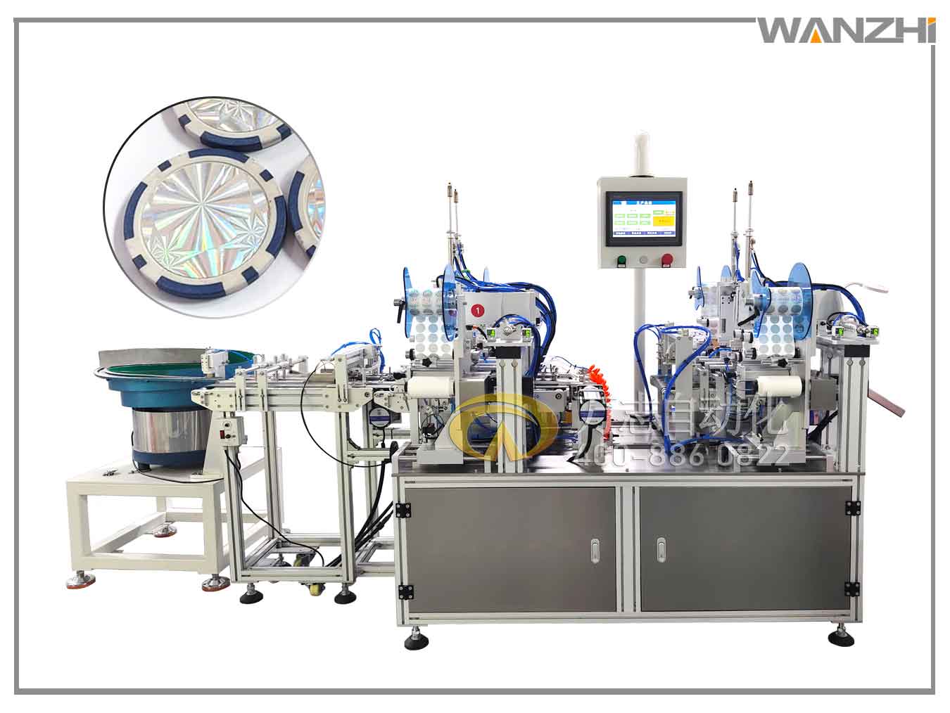 籌碼貼（tiē）標機（jī）,訂（dìng）製貼標機（jī）,籌碼雙麵貼標機